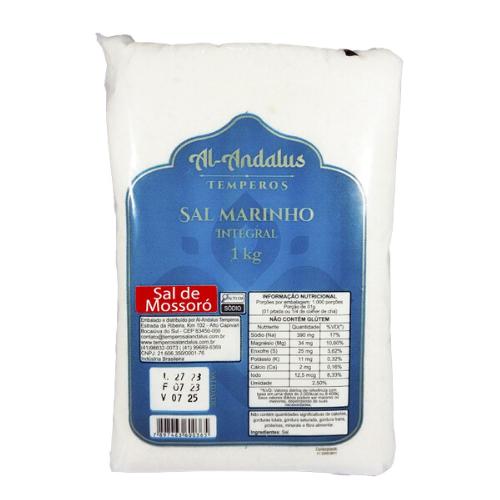 Sal Integral De Mossoró 1kg Al Andalus