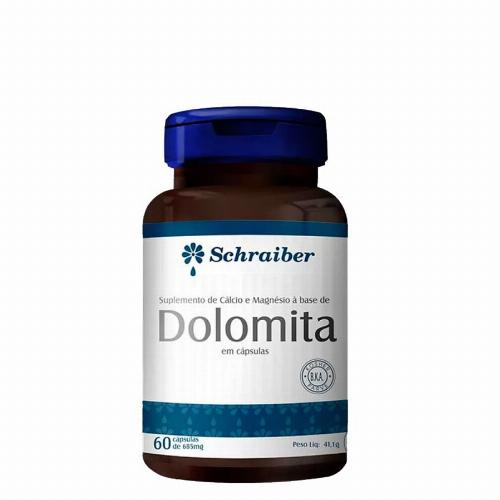 Dolomita 685mg 60 Cápsulas Schraiber