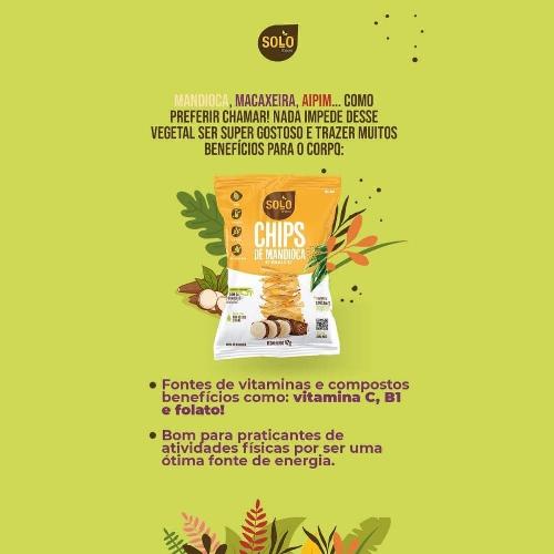 Chips de Mandioca 42g Solo Snacks