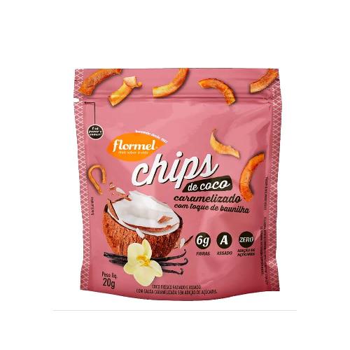 Chips de Coco Caramelizado 20g Flormel