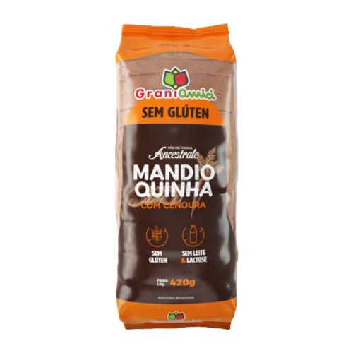 Pão de Forma Mandioquinha com cenoura 420g Grani Amici