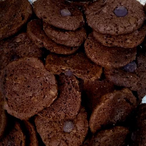 Cookies de Chocolate sem açúcar com gota de chocolate 100g