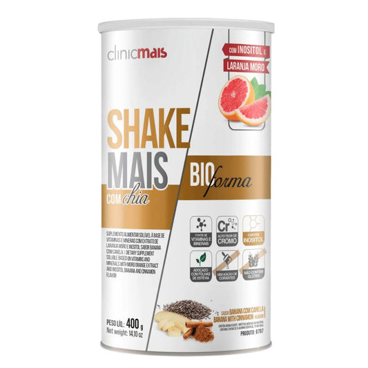 Shake Chia Banana e Canela 400g Cha Mais