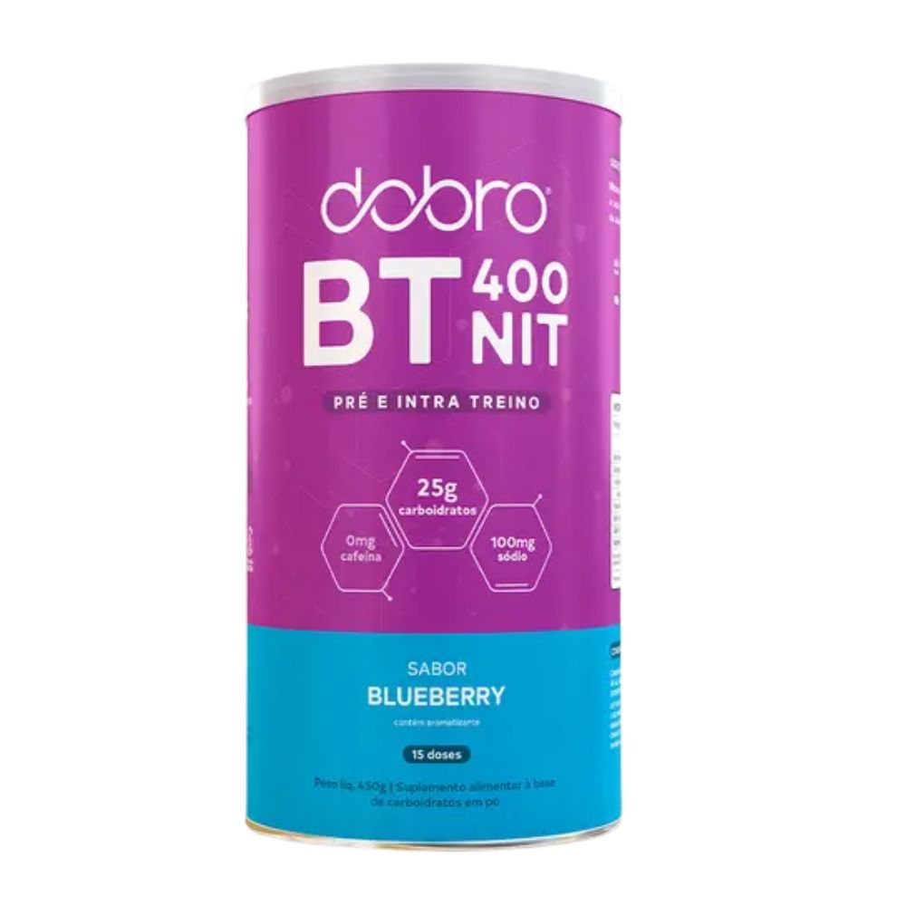 Pre Treino BT 400 Nit Blueberry 450G Dobro