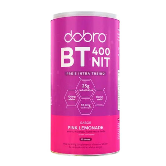 Pre Treino BT 400 Nit Pink Lemonade 450G Dobro
