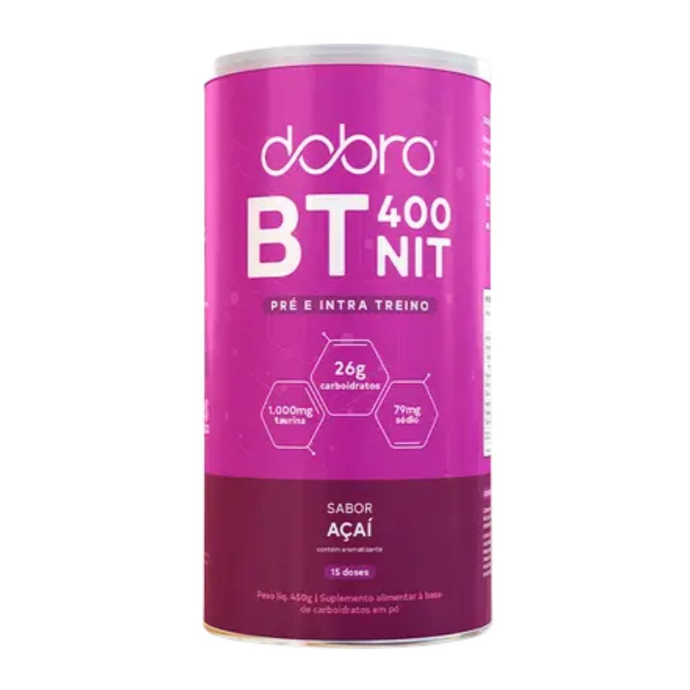 Pre Treino BT 400 Nit Acai 450G Dobro