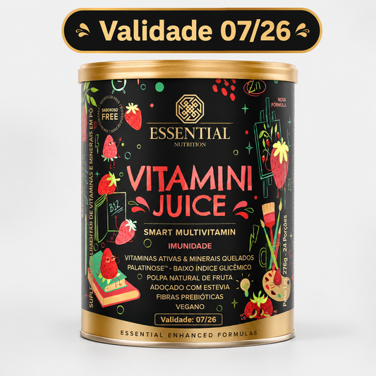 Vitamini Juice Morango 276g - Essential