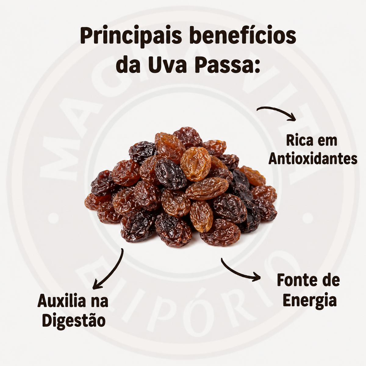 Uva Passa Preta 100g