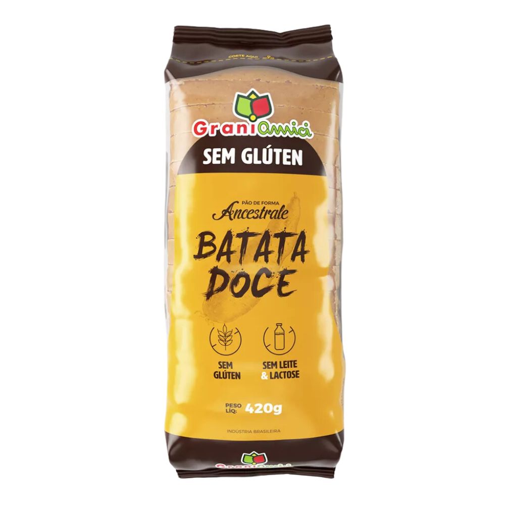 Pao de forma Ancestrale Batata Doce 420g