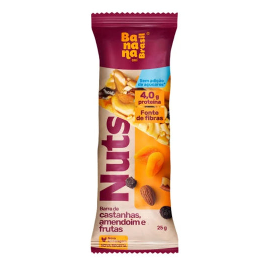 Nuts Bar Castanha e Frutas