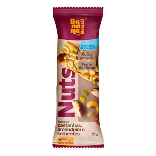 Nuts Bar Castanha e Sementes 25g