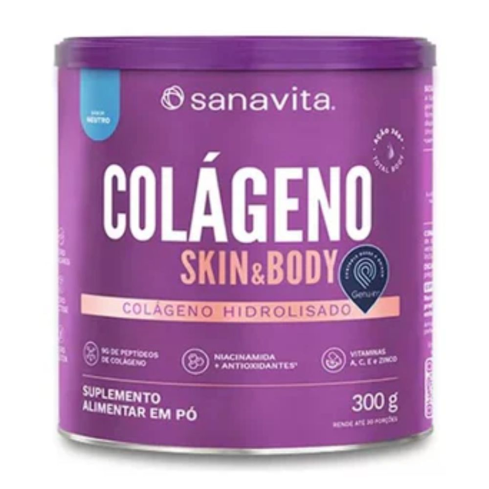 Colágeno Skin Neutro 300g Sanavita