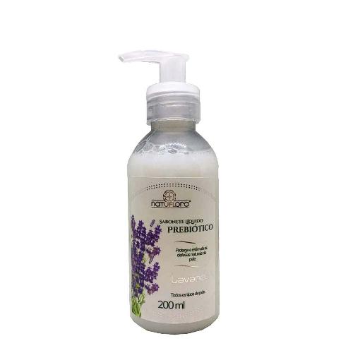 Sabonete Líquido Lavanda Prebiótico 200ml Natuflora