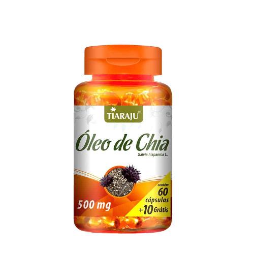 Óleo de Chia 500mg 60 Cápsulas Tiaraju
