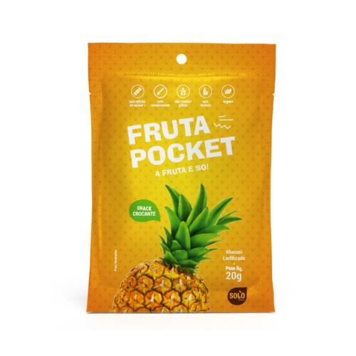 Fruta Pocket Abacaxi 20g Solo Snacks