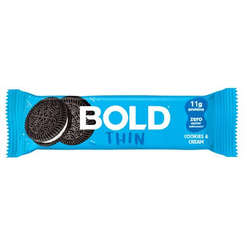 Barra Bold Thin Cookies Cream 40g