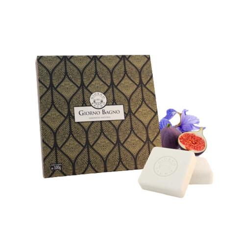 Sabonete Barra Giorno Flor de íris e Figo 4UN 100g