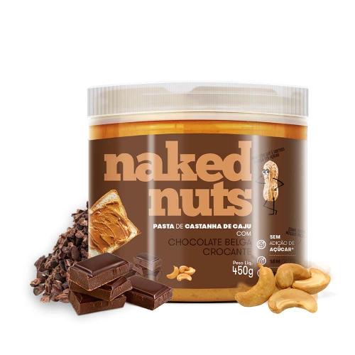 Pasta de Castanha de Caju Chocolate Belga Crocante 450g Naked Nuts