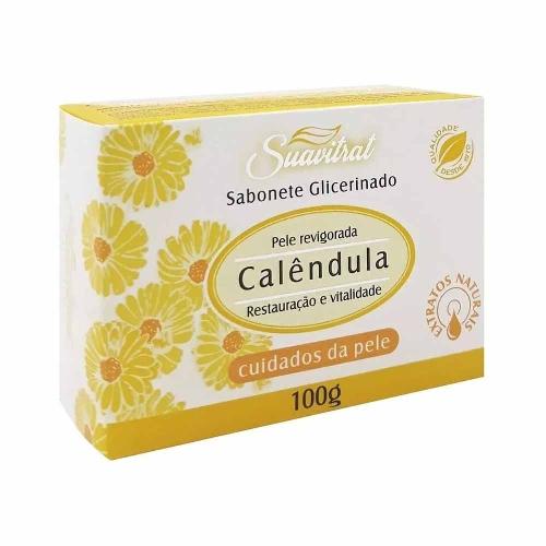 Sabonete Glicerinado Calêndula 100g Nova Fitos