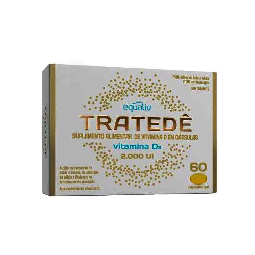 Tratedê Vitamina D3 2000UI 60 Cápsulas Equaliv
