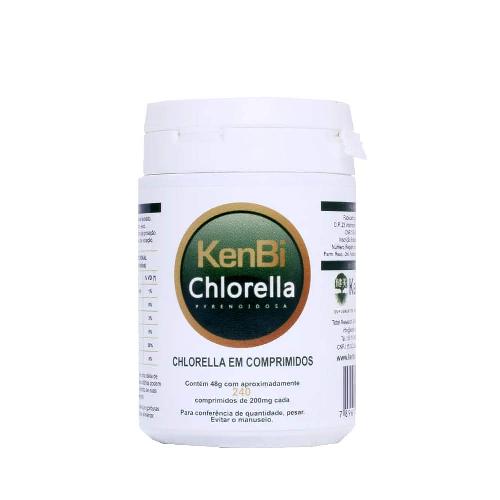 Chlorella 48g 240 cápsulas Kenbi