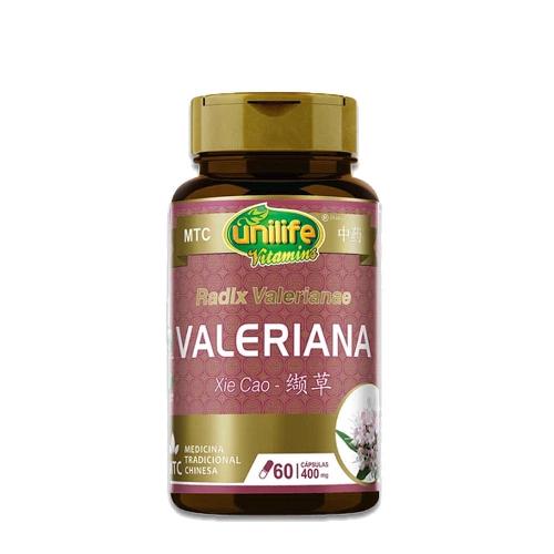 Valeriana 400mg 60 Cápsulas Unilife