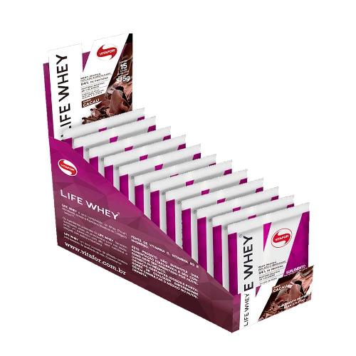Life Whey Isolado Cacau 15 Sachês Vitafor