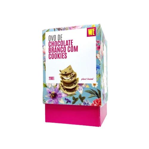 Ovo de Chocolate Branco Vegano com Cookies 200g We Nutz
