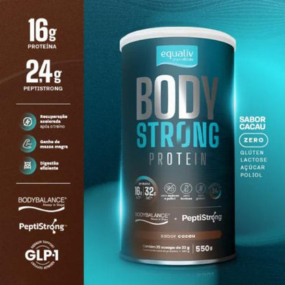 BODY STRONG PROTEIN CACAU 550G EQUALIV