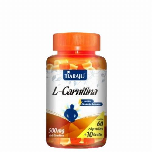 L Carnitina 500mg 60 Cápsulas Tiaraju
