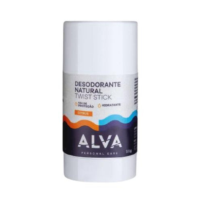 Desodorante Natural Twist Stick Citrus 55g Alva