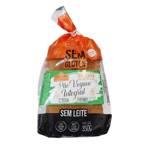 Pão Integral Vegano sem Gluten 350g Equilibre