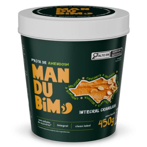Pasta de Amendoim Granulado 450g Mandubim