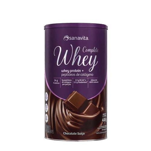 Complete Whey Chocolate Suiço 450g Sanavita