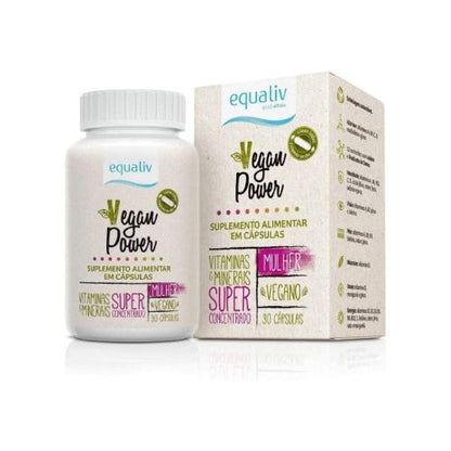 Vegan Power Mulher 30 Cápsulas Equaliv