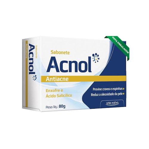 Sabonete Enxofre Acnol 80g Arte Nativa