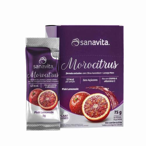 Morocitrus Pink Lemonade 15 Sachês Sanavita