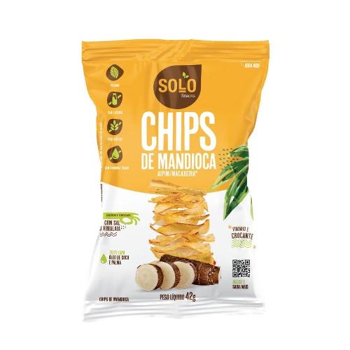 Chips de Mandioca 42g Solo Snacks