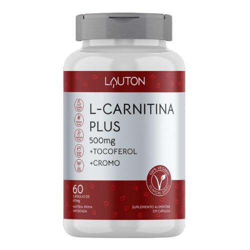 L-Carnitina 500mg 60 Cápsulas Lauton