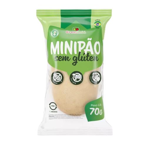 Mini Pão sem Glúten 70g Grani Amici