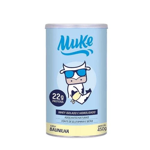 Whey Muke Baunilha Isolado e Hidrolisado 450g +Mu