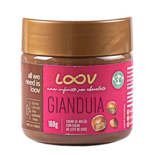 Creme de Avelã Loov Gianduia ao Leite de Coco 160g Chocolife