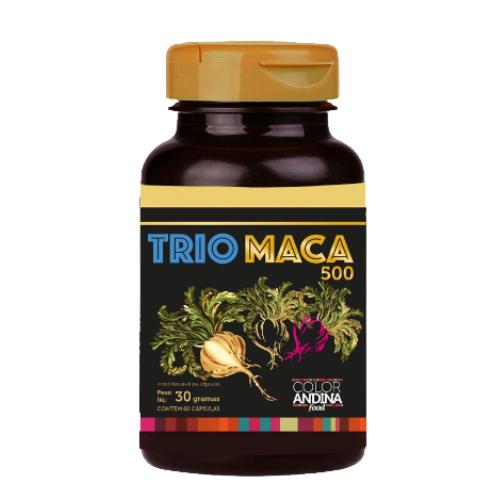 Maca Trio 60 cápsulas Color Andina