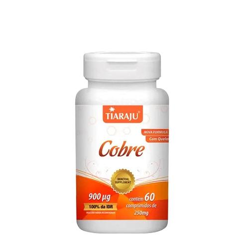 Cobre 250mg 60 Comprimidos Tiaraju