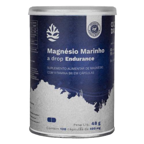 Magnésio Marinho 300mg 120 Cápsulas Ocean Drop