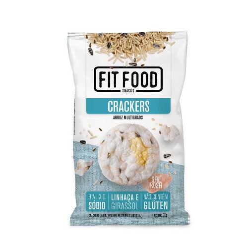 Biscoito de Arroz Crackers Multigrãos 60g Fit Food