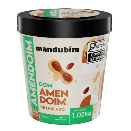 Pasta de Amendoim Granulado 1,02kg Mandubim