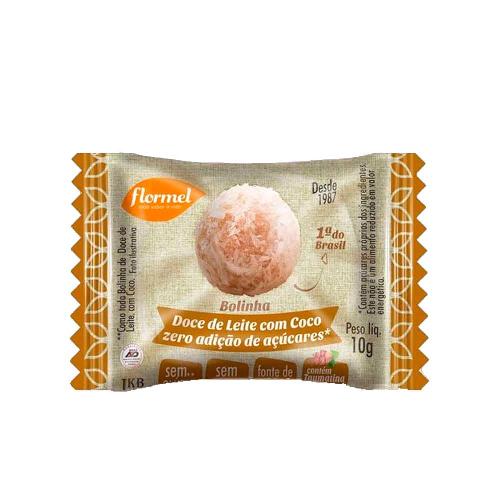 Bolinha Doce de Leite com Coco 10g Flormel