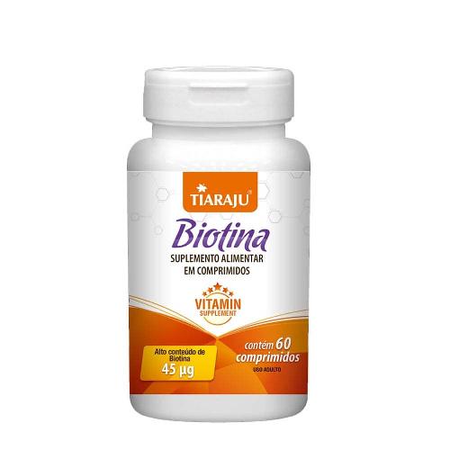 Biotina 250mg 60 Comprimidos Tiaraju