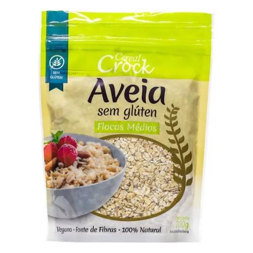 Aveia Flocos Medios s/gluten 200g Cereal Crock